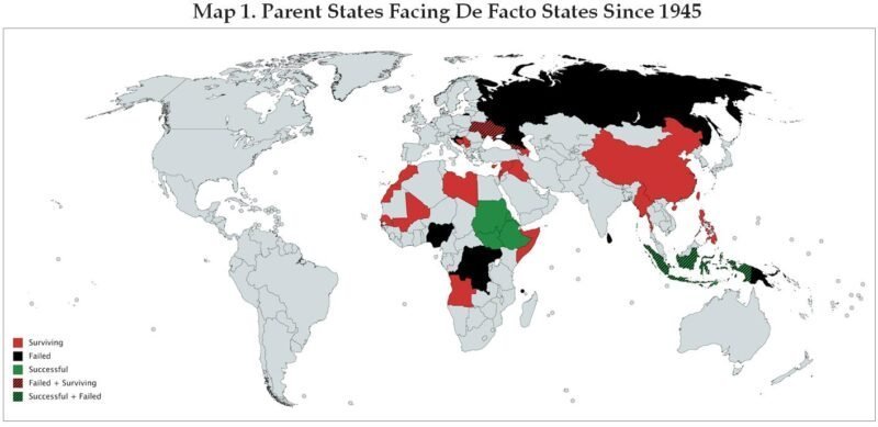 what is the meaning of de facto state