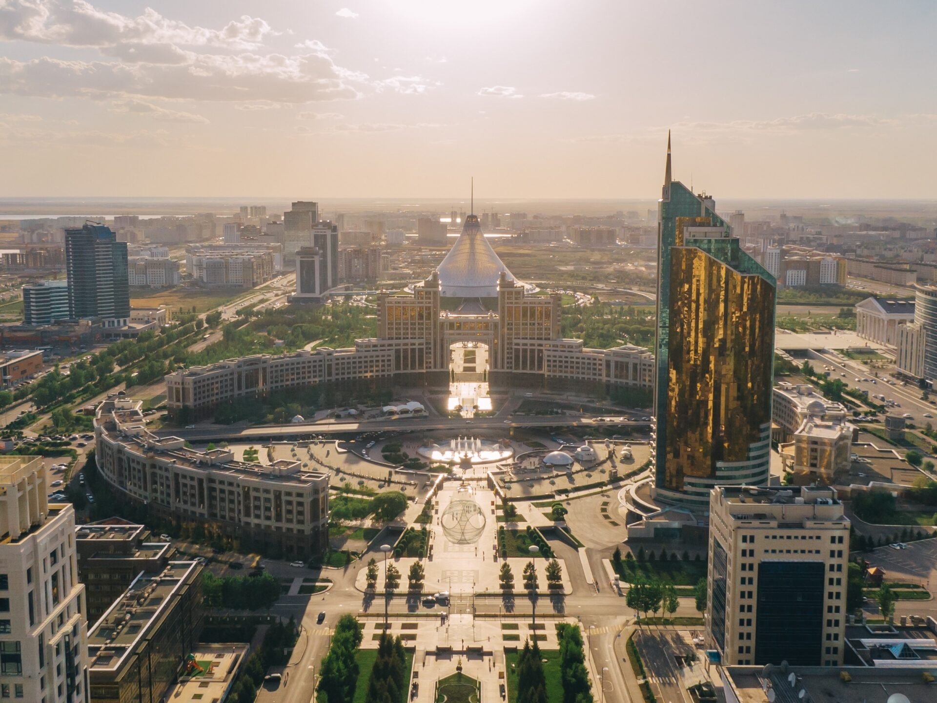 На месте какого города построена Астана